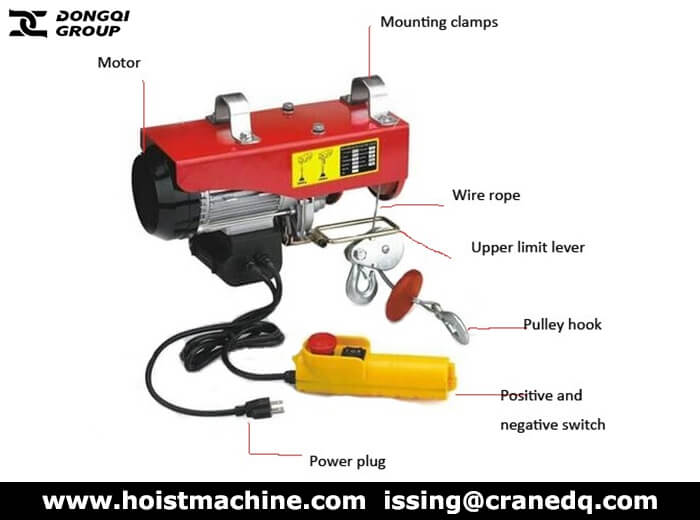Mini Wire Rope Hoist for sale