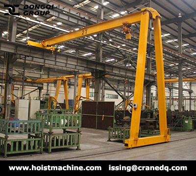 Electric Hoist Semi Gantry Crane