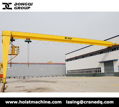 Semi Gantry Crane with Electric Hoist