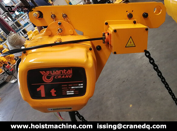 1 ton low headroom electric chain hoist for sale