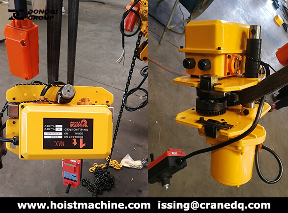 low headroom trolley hoist